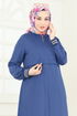 Abaya 373DVL817-MS Indigo - Thumbnail