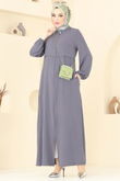D.V.L. - Abaya 376DVL817-MS Gray