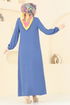 Abaya 376DVL817-MS Indigo - Thumbnail