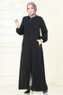 Abaya 378DVL817-MS Black - Thumbnail