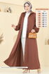 Abaya 394DVL817-MS Brown - Thumbnail
