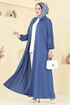 Abaya 394DVL817-MS Indigo - Thumbnail