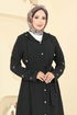 Abaya 451DVL817-MS Black - Thumbnail