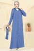 عباءة ازرق 451DVL817-MS - Thumbnail