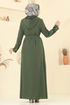 Abaya 451DVL817-MS Khaki - Thumbnail