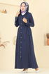 Abaya 451DVL817-MS Navy Blue - Thumbnail