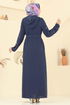 Abaya 451DVL817-MS Navy Blue - Thumbnail