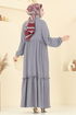 Abaya 6016UZ662-MS Gray - Thumbnail