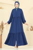 Abaya 6016UZ662-MS Navy Blue - Thumbnail