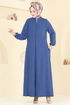 Abaya 6019UZ662-MS Indigo - Thumbnail