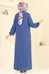 Abaya 6019UZ662-MS Indigo - Thumbnail