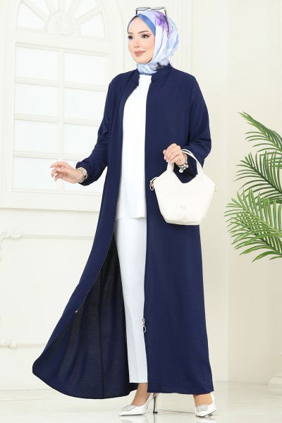 U.Z. - Abaya 6019UZ662-MS Navy Blue