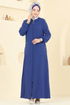Abaya 9158PLK541-MS Indigo - Thumbnail