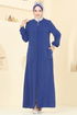 Abaya 9158PLK541-MS Indigo - Thumbnail