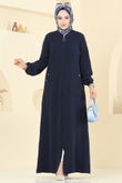 P.L.K. - Abaya 9158PLK541-MS Navy Blue