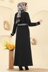 Abaya ASM9167-MS Black - Thumbnail