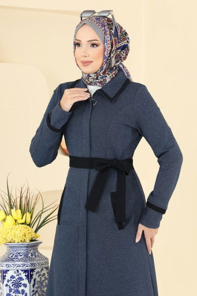 A.S.M. - Abaya ASM9167-MS Navy Blue