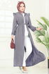 Abaya PL9151-MS Gray - Thumbnail