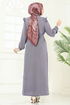Abaya PL9151-MS Gray - Thumbnail