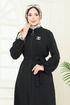 Abaya PL9153-MS Black - Thumbnail