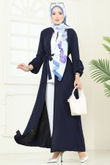 P.L. - Abaya PL9153-MS Navy Blue