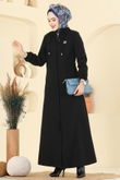 P.L. - Abaya PL9170-MS Black