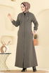 Abaya PL9170-MS Brown - Thumbnail
