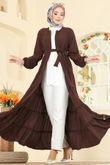 P.L. - Abaya PL9174-MS Brown