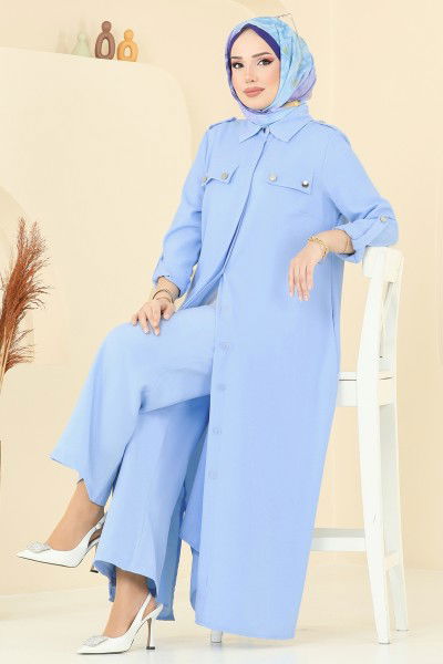 S.L. - Aksesuar Cepli Sofıa Takım 2669SL432-MS Bebe Mavisi