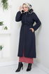 Amorce Fourrure Manteau MSS0855-M Laci - Thumbnail