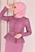 Arch Abendkleid Dunkel Rose Kurusu ASM2175 - Thumbnail