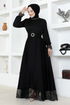 Arch Abendkleid END5598 Schwarz - Thumbnail