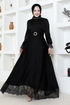 Arch Abendkleid END5598 Schwarz - Thumbnail