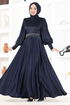 Arch Abendkleid MSL5987 Dunkelblau - Thumbnail