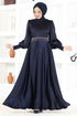 Arch Abendkleid MSL5987 Dunkelblau - Thumbnail