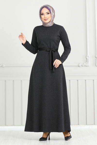 MRV U.K.B. - Arch Fischgräten Kleid 22033UKB929-M Schwarz