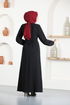 Arch Kleid ASN216 Schwarz - Thumbnail