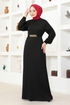 Arch Kleid MSL205 Schwarz - Thumbnail