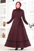 Arch Kleid MSL2395 Bordeaux - Thumbnail