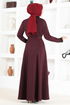 Arch Kleid MSL2395 Bordeaux - Thumbnail