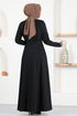 Arch Kleid MSL2395 Schwarz - Thumbnail