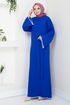 Arch Strickwaren Kleid 2050HBS932-M Saks - Thumbnail