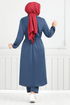 Arma Detail Hijab Team 9115PL940-M Indigo - Thumbnail