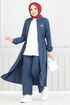 Arma Detail Hijab Team 9115PL940-M Indigo - Thumbnail