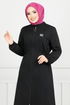 Arma Detail Hijab Team 9115PL940-M Schwarz - Thumbnail