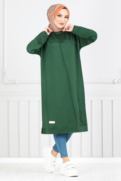 MRV A.Y.D. - Arma Détail Hijab Tunique 2684AYD969-L Émeraude