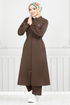 Arma Detailed Hijab Team 9115PL940-M Coffee - Thumbnail