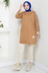 Arma Detailed Tunic 727OZR1047-M Latte - Thumbnail