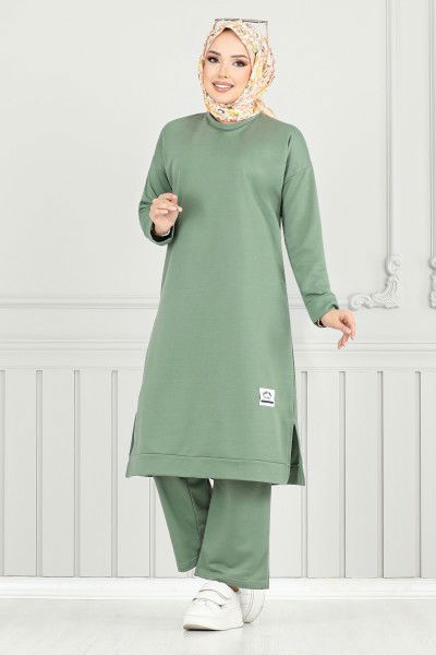 MRV U.Z. - Arma Detay Tesettür Takım 6032UZ1029-M Mint