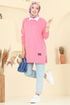 Arma Detaylı Tunik 101OZN1046-MS Pembe - Thumbnail
